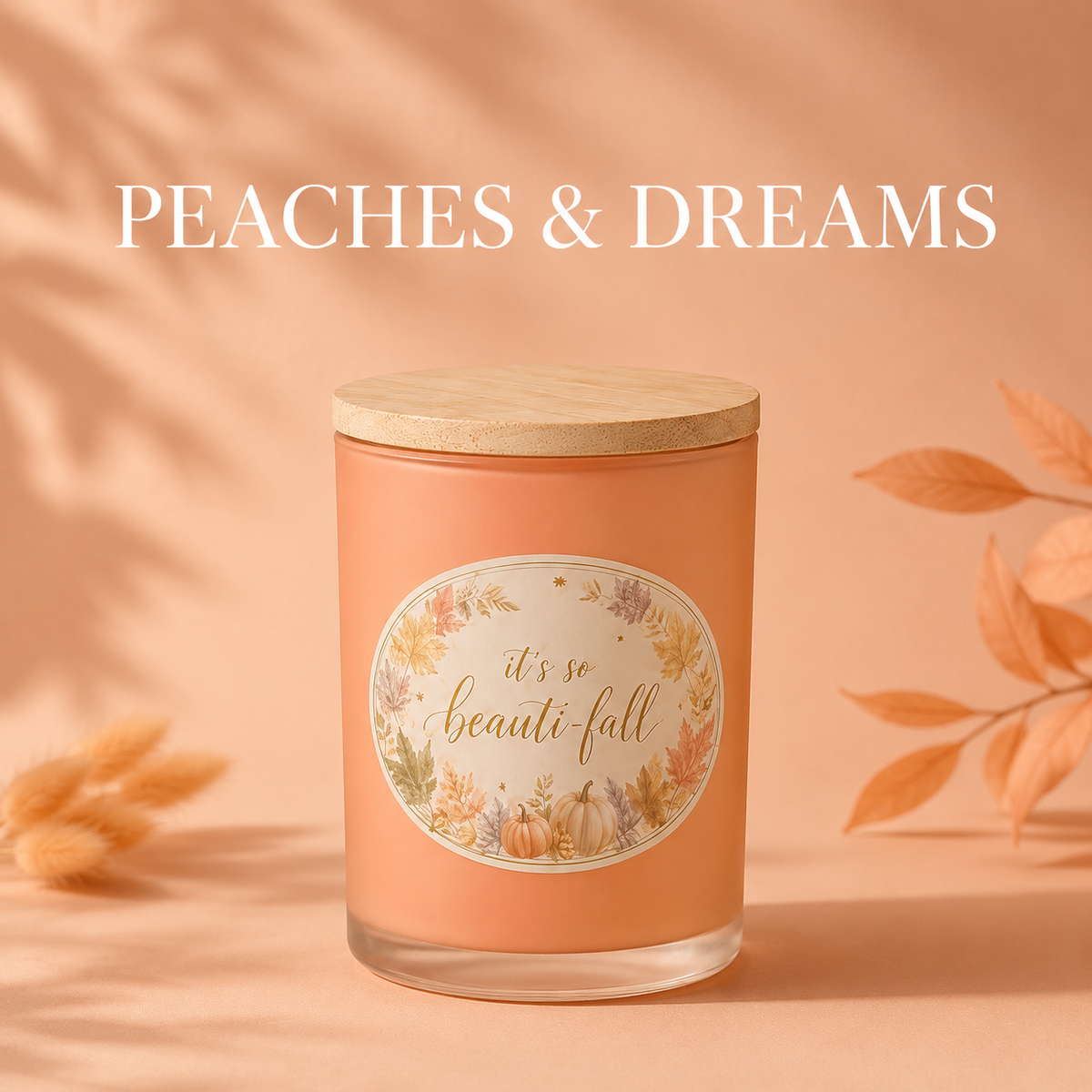 It's So Beauti-Fall Jar Candle: Peaches & Dreams