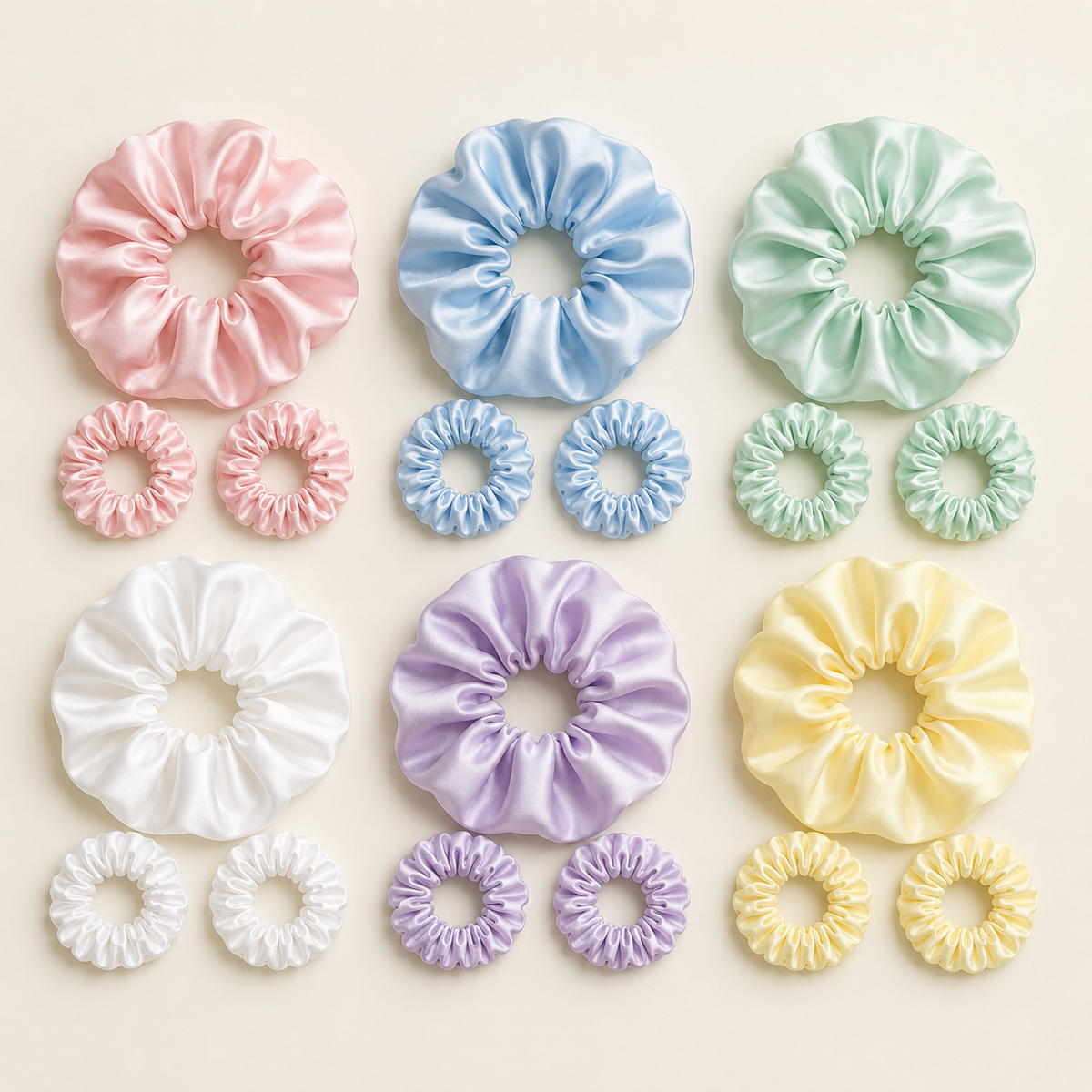 Unwind Satin Scrunchies