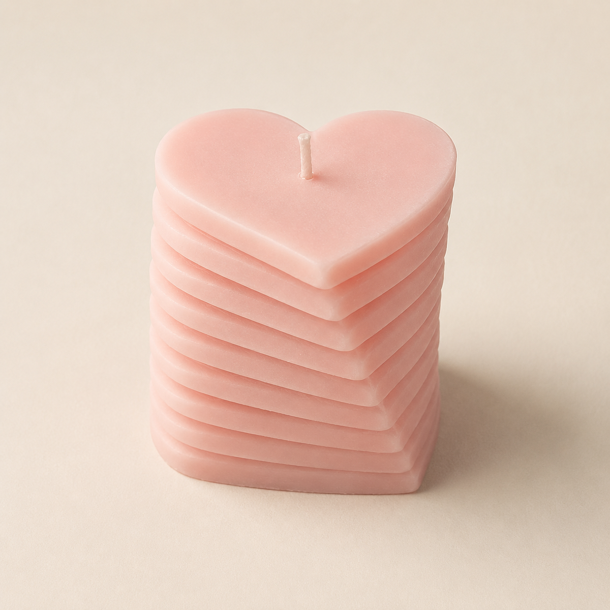 Unwind Heart Pillar Candle