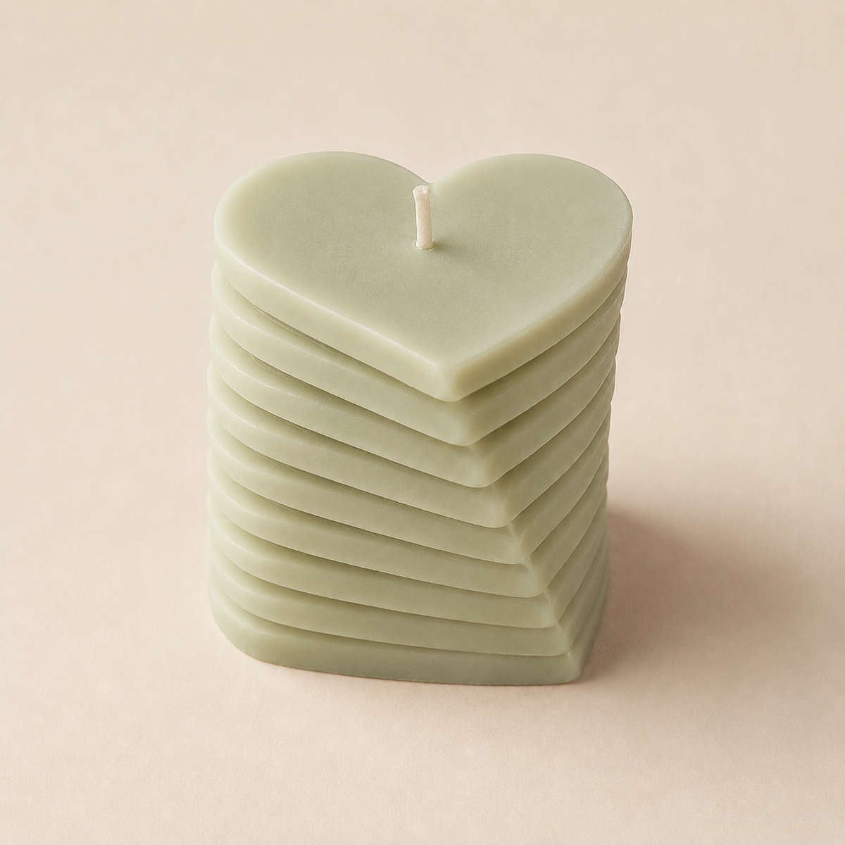 Unwind Heart Pillar Candle