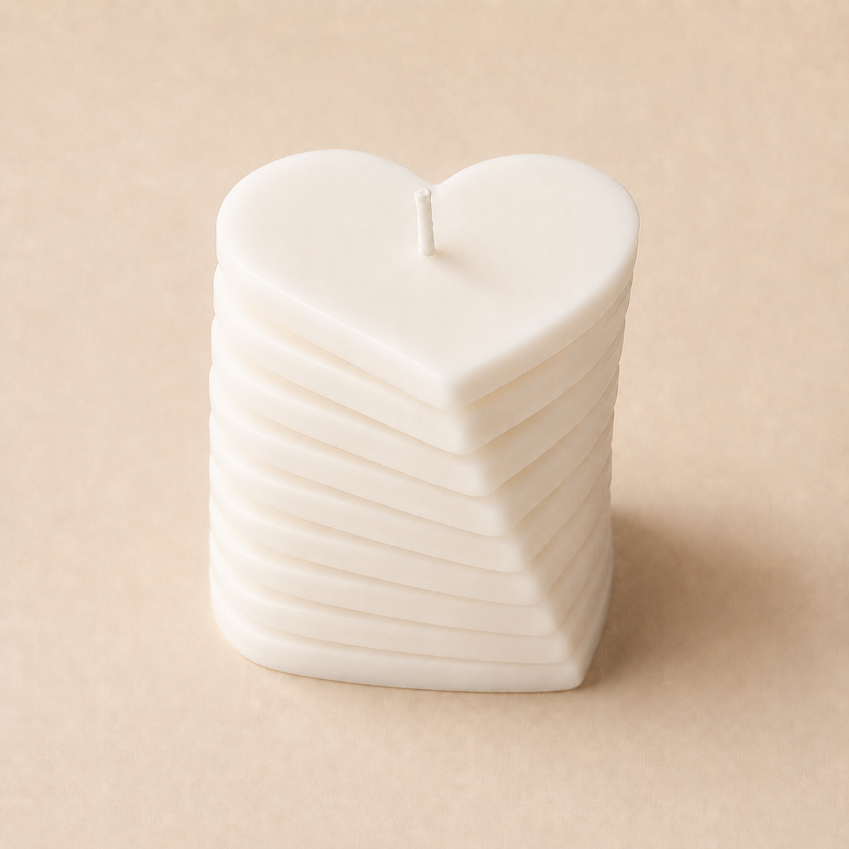 Unwind Heart Pillar Candle