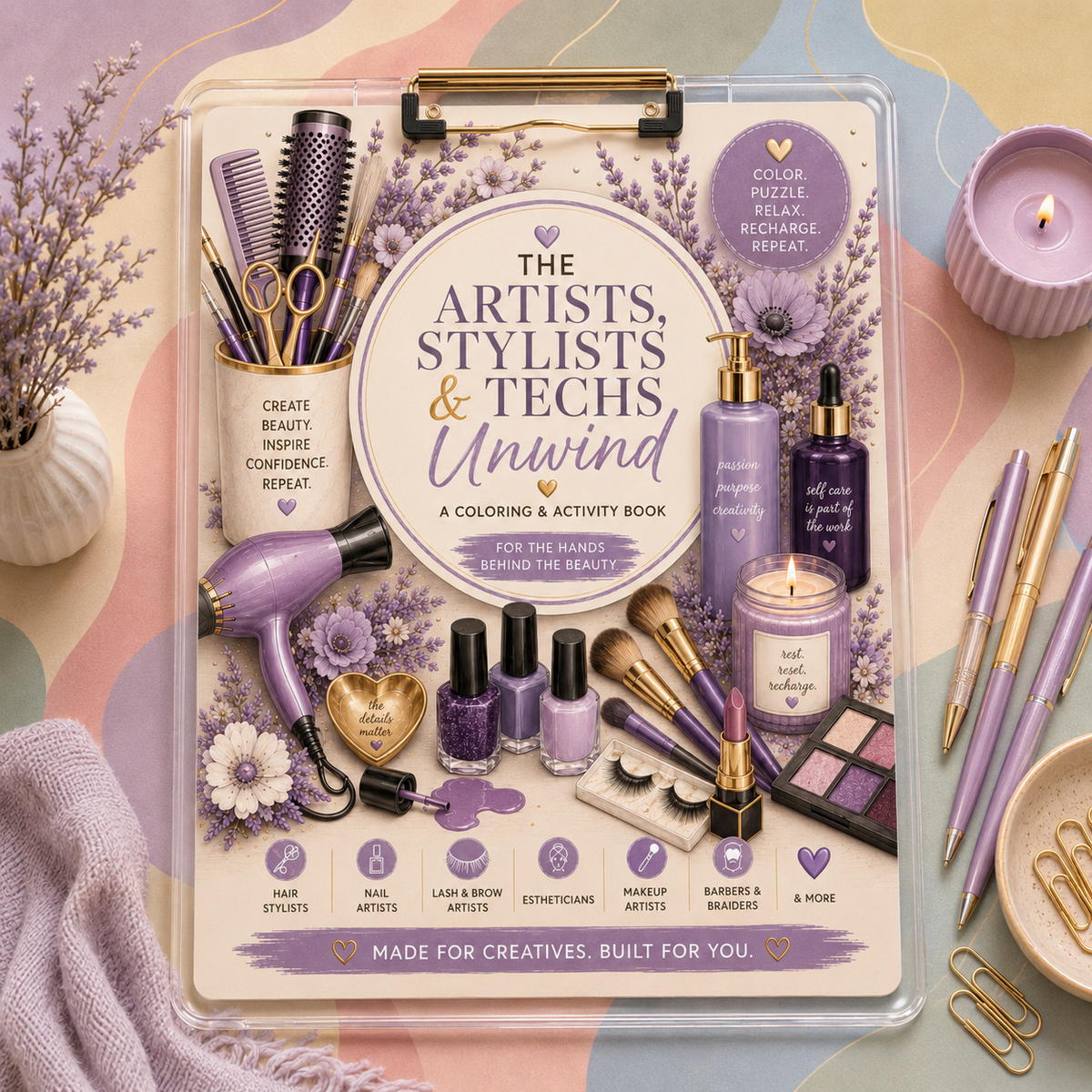 THE ARTISTS, STYLISTS, & TECH'S UNWIND| PRE-ORDER NOW!