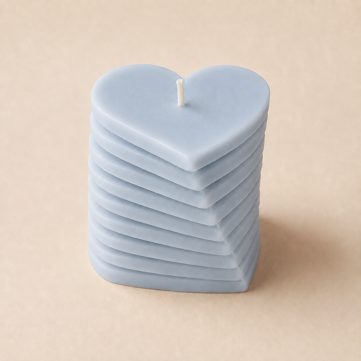 Unwind Heart Pillar Candle
